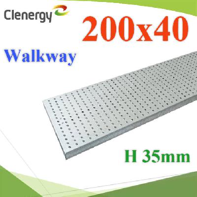 Walkway MAC Steel RUNNUR WX Series 200 x40 H 3.5 cm