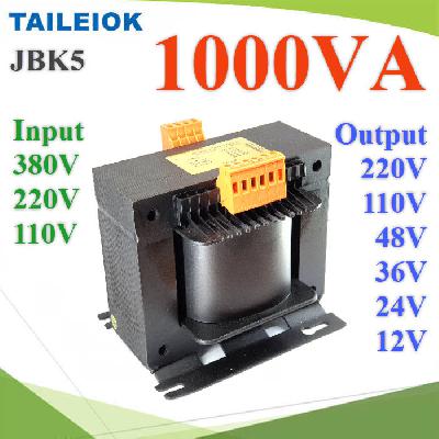 JBK5 1000VA AC Transformer Pure Copper Power 380V 220V 110V to 12V 24V 36V 48V 110V 220V