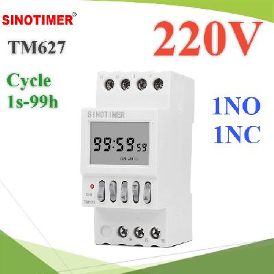 Digital Time Delay Relay ON OFF 1s-99h Duration Cycle Timer Control Switch Adjustable 220VAC