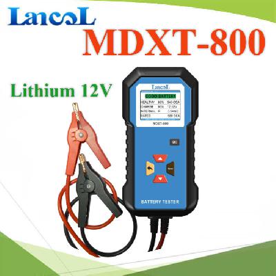 Lancol MDXT-800 lithium digital car battery tester cca multi language 20 groups record data