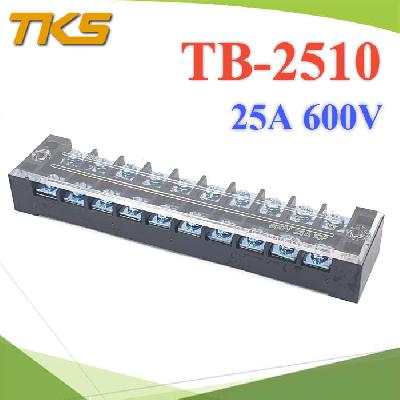 TB-2510 Terminal Block 25A 600V 10 ways