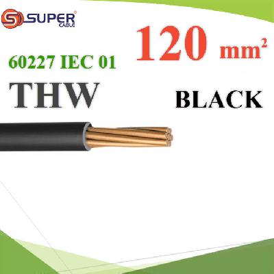 Cable 60227 IEC 01 THW Copper Conductor PVC Insulated 120 Sq.mm Black