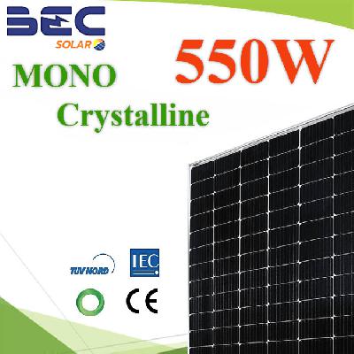 550W High Efficiency Half Cell Solar Mono crystalline PV Module