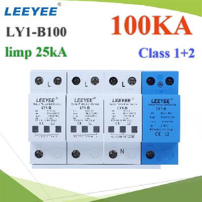 LY1-B T1 T2 3P-N-PE Three phase AC surge protection device limp 25KA Uc 385V