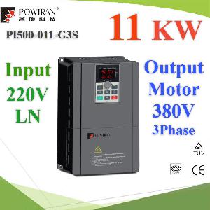 11KW 220V AC 1phase input and 380V AC 3phase output for 15HP pump motor