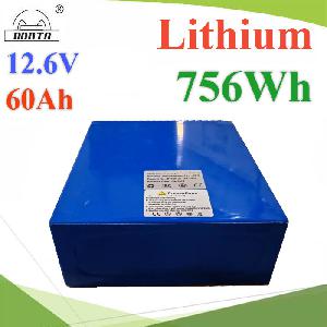 แบตเตอรี่ Lithium 756Wh LED สำหรับ LED Solar Street Light ระบบ 12VLithium Battery LED Street Light 756W system 12V for LED Solar ALL in One