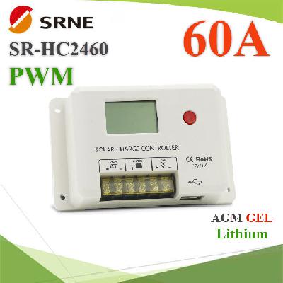 SR-HC2460 Smart Solar Charger Controller PWM LEAD GEL Lithium