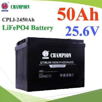 CPLI-2450 Lithium Battery 25.6V 50Ah Solar LiFePO4 1280Wh with BMS