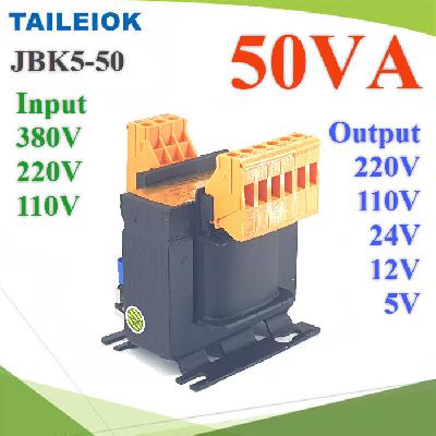 JBK5 50VA AC Transformer Pure Copper Power 380V 220V 110V to 5V 12V 24V 110V 220V