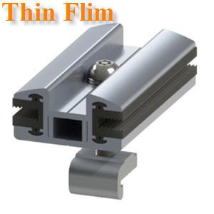 ตัวจับยึดระหว่างแผง สำหรับแผง Thin Film หนาประมาณ 6 mmAdjustable Mid Clamp Thin Film