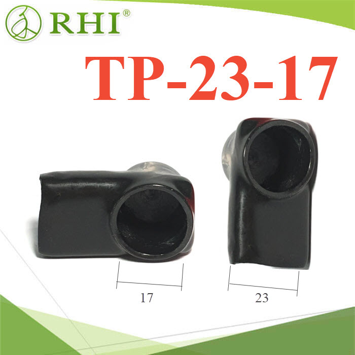 TP23-17 ยางหุ้มขั้วแบตเตอรี่ กว้าง 20 mm. แบบร้อยสายไฟกับบัสบาร์ แพคคู่ สีดำ-ดำ