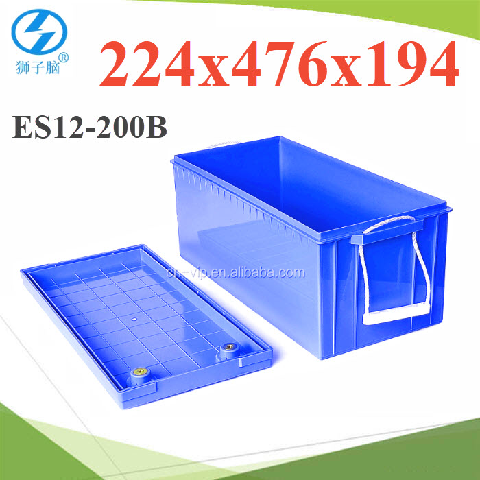 กล่องสำหรับบรรจุแบตเตอรี่ Lithium หรืออุปกรณ์ อย่างหนา ขนาดภายใน 224x476x194 ES12-200B Lithium ion battery box for lifepo4 battery diy battery pack plastic enclosure empty battery case