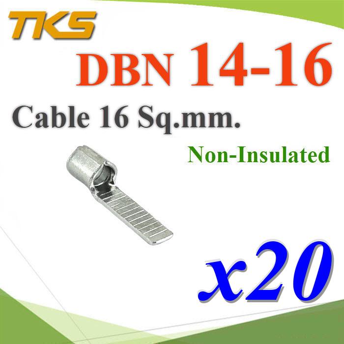 DBN-14-16 Cable 16 Sq.mm. Non-Insulated DBN Terminals 20pcs.DBN-14-16 Cable 16 Sq.mm. Non-Insulated DBN Terminals 20pcs.