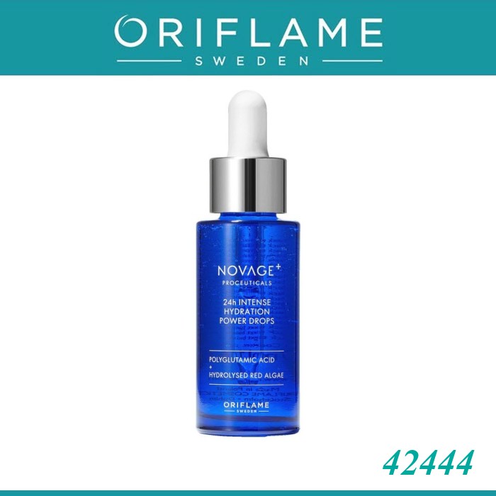 ออริเฟลม 42444 เซรั่มไฮเดรชันเข้มข้น Novage Proceuticals 24h Intense Hydration Power Drops 42444Oriflame 42444 Novage Proceuticals 24h Intense Hydration Power Drops 42444