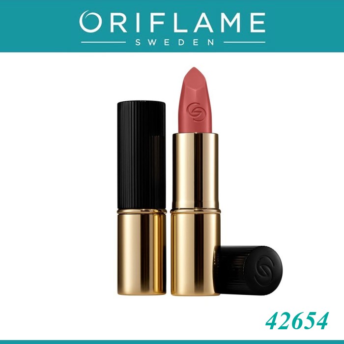 ออริเฟลม 42654 Oriflame Giordani Gold Iconic Satin Lipstick SPF 15 - Silken Rose (42654) ลิปสติกเนื้อซาตินผสมสารบำรุงOriflame 42654 Giordani Gold Iconic Satin Lipstick SPF 15 - Silken Rose (42654)