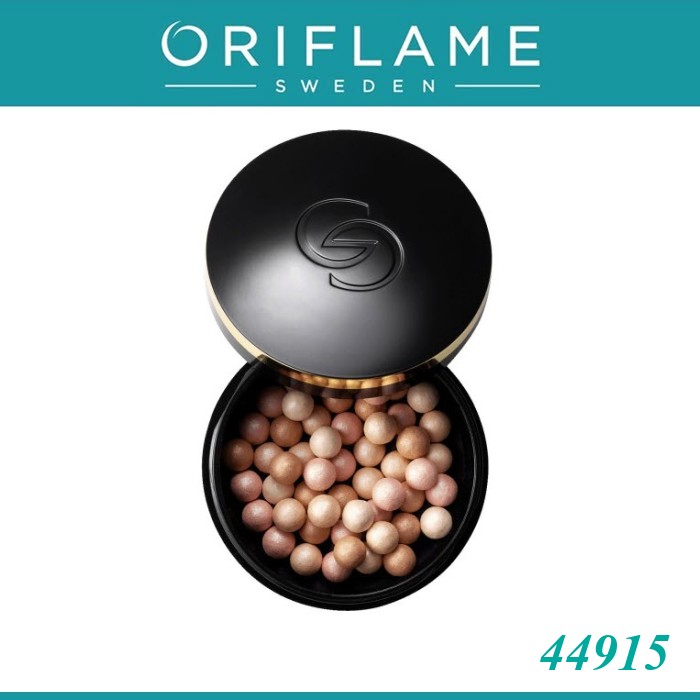 ออริเฟลม 44915 แป้งเม็ดเปิร์ล Giordani Gold Serum Infused Pearls สี Natural Flush (44915) ผิวโกลว์Oriflame 44915 Oriflame Giordani Gold Serum Infused Bronzing Pearls - Natural Flush 44915