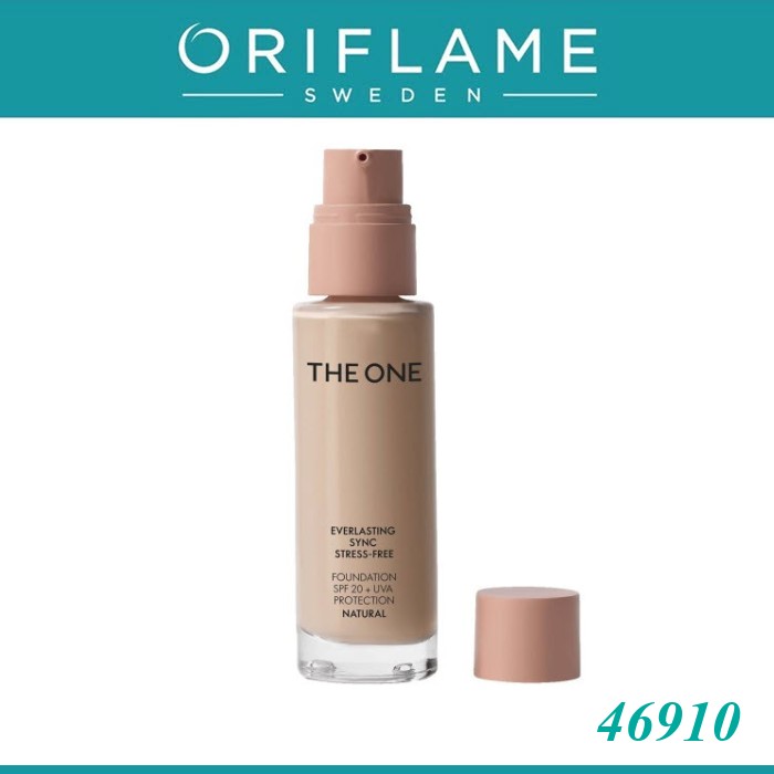 ออริเฟลม 46910 รองพื้น The ONE Everlasting Sync Stress-Free Foundation สี Light Ivory 46910 SPF 20Oriflame 46910 Oriflame The ONE Everlasting Sync Stress-Free Foundation SPF 20 46910