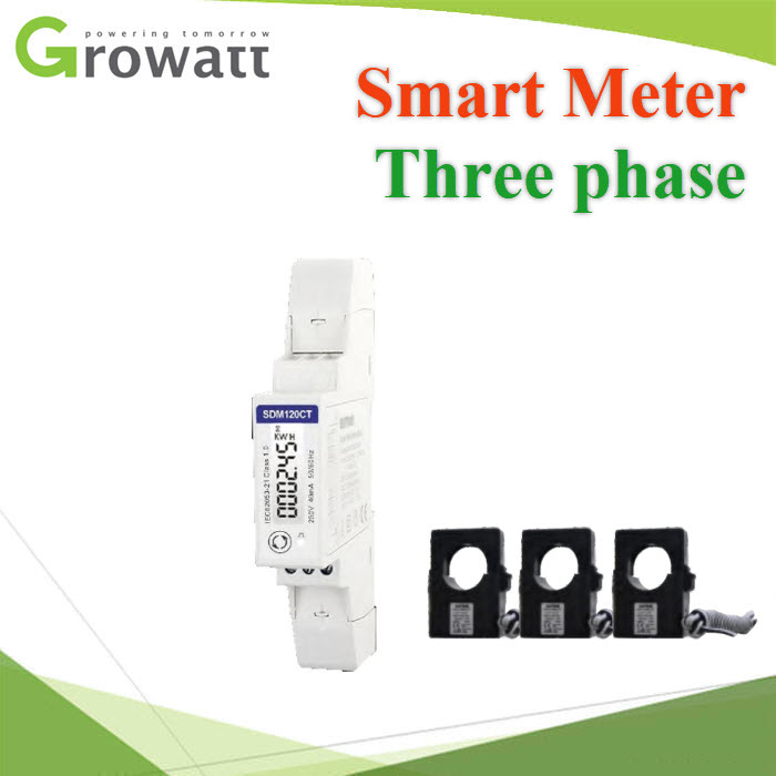 Growtt สมาร์ทมิเตอร์ 3 phase ส่งสัญญาณ RS485Growtt Smart Meter 3 phase  RS485 wire connect