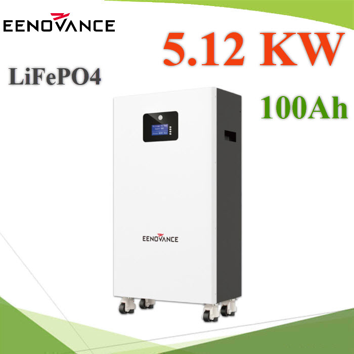 แบตเตอรี่ ระบบโซลาร์เซลล์ EENOVANCE MANA5.0 LiFeOP4 51.2V 5.1KWH 100AhMANA5.1 Battery Solar EENOVANCE LiFeOP4 51.2V 5.1KWH 100Ah