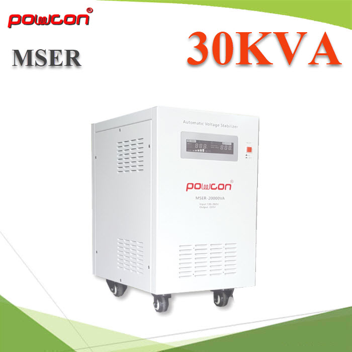เครื่องปรับแรงดันไฟฟ้า Single Phase LN 30KW  24000WMSER-30000 Stabilizer Servo Motor Control  24000W