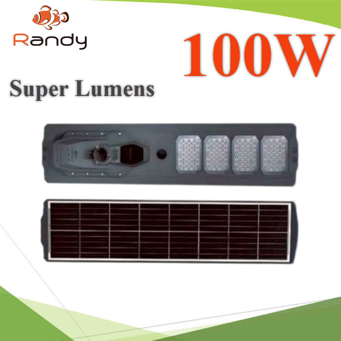 โคมไฟโซลาร์ Super Lumens 100W  Solar 60W LED 45 SMD Battery 60AhSuper Lumens 100W Solar 60W LED 45 SMD Battery 60Ah