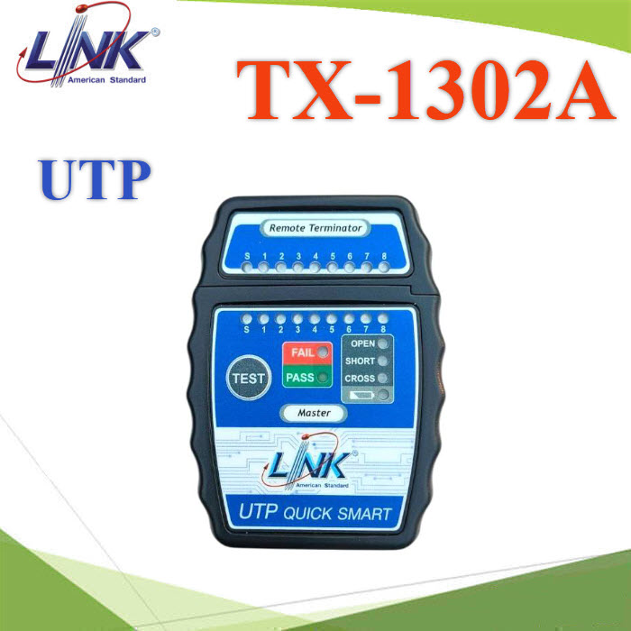 เครื่องทดสอบ UTP TX-1302A Cable quick smart tester LINKTX-1302A LINK UTP Cable quick smart tester