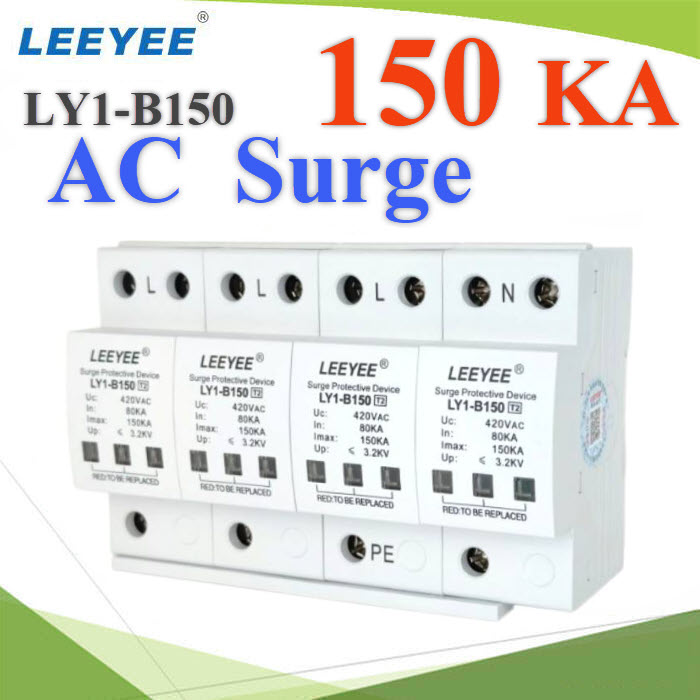 LY1-B150 3P-N-PE Three phase AC surge protection device 150KALY1-B150 3P-N-PE Three phase AC surge protection device 150KA