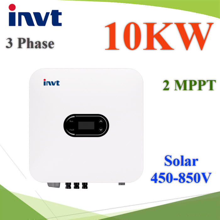 อินเวอร์เตอร์ invt ออนกริด 3 Phase 10KW 2MPPTinvt 10KW Three Phase On-Grid 2MPPT
