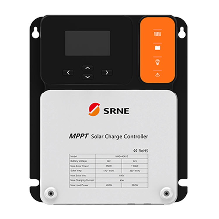 โซลาร์ชาร์จ MPPT 30A คอนโทรลเลอร์ Auto 12V 24V 36V 48V Solar max.150V (0) โซลาร์ชาร์จ MPPT 30A คอนโทรลเลอร์ Auto 12V 24V 36V 48V Solar max.150VSolar Charge Controller 30A MA4830N15 Max 150V PV input 12V to 48V