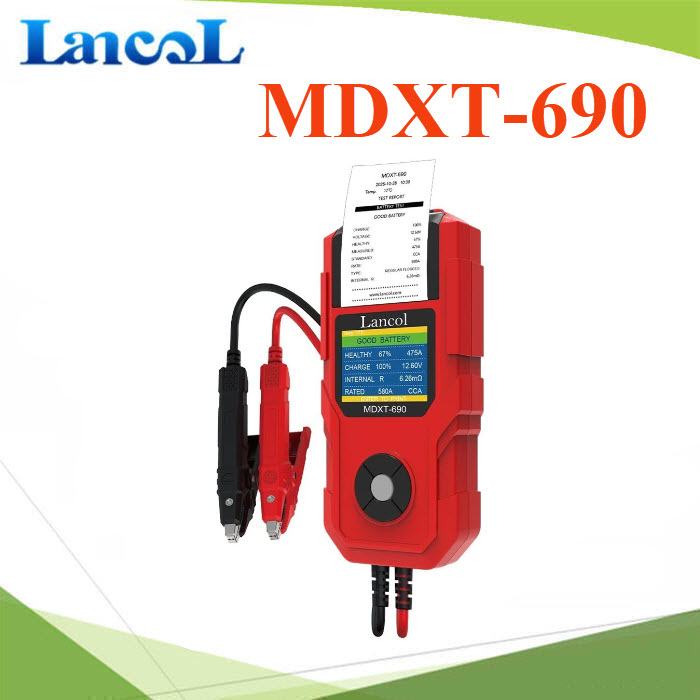 MDXT-690 Lancol Car Battery Tester model Print 12 Volt Battery Analyzer CustomizeMDXT-690 Lancol Car Battery Tester model Print 12 Volt Battery Analyzer Customize