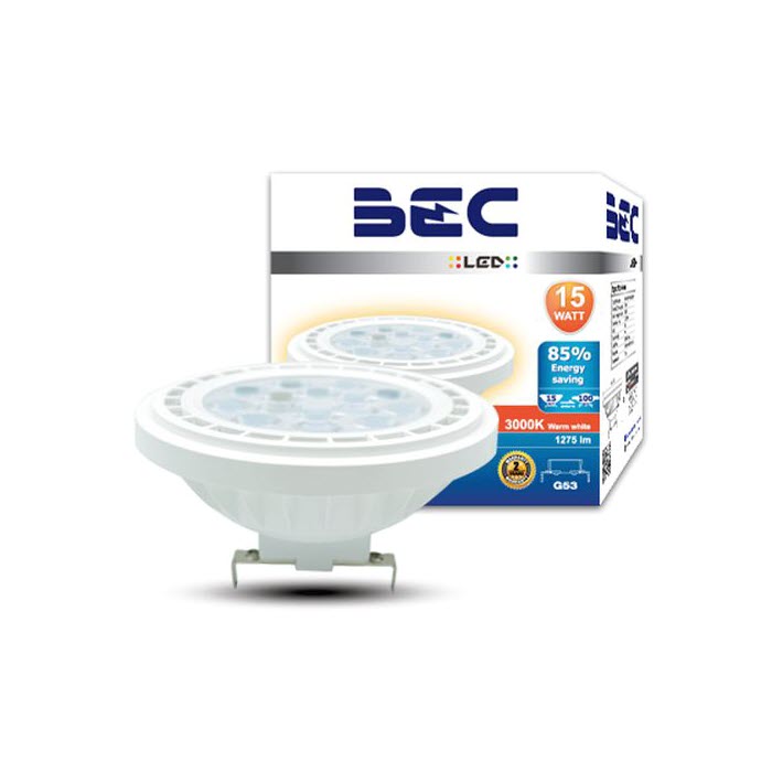 หลอดไฟ LED AR111 15W ขั้ว G53 แสงเดย์ไลท์ BEC รุ่น ZEN-G53BEC ZEN-G53  15W LED AR111 spotlight bulb G53 base