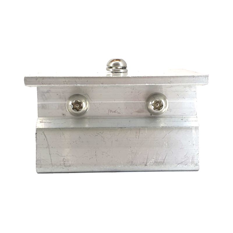 ตัวยึดหลังคา เมทัลชีท Klip-Lok 406 แบบหนา หน้าตัดจตุรัส 10x10 cm. ศูนย์กลางสกรู M8
