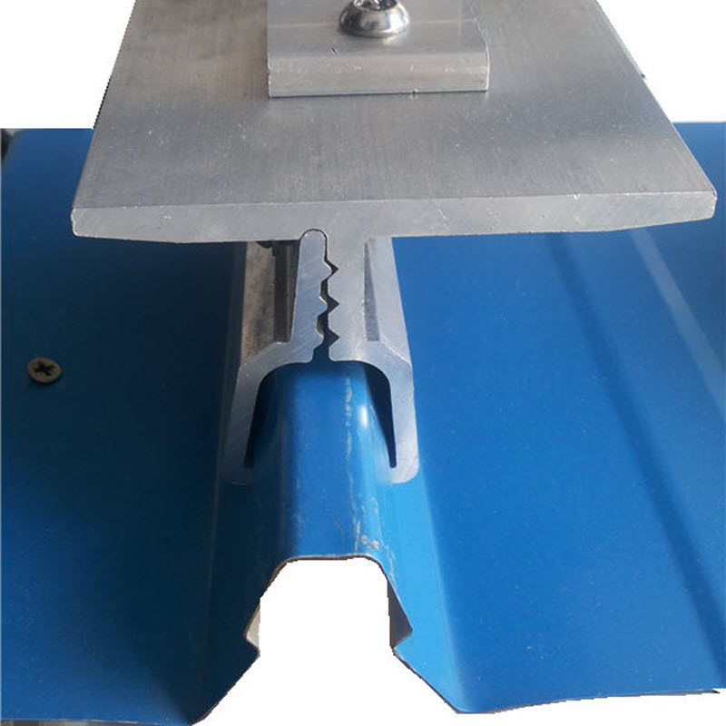 ตัวยึดหลังคา เมทัลชีท Klip-Lok 406 แบบหนา หน้าตัดจตุรัส 10x10 cm. ศูนย์กลางสกรู M8