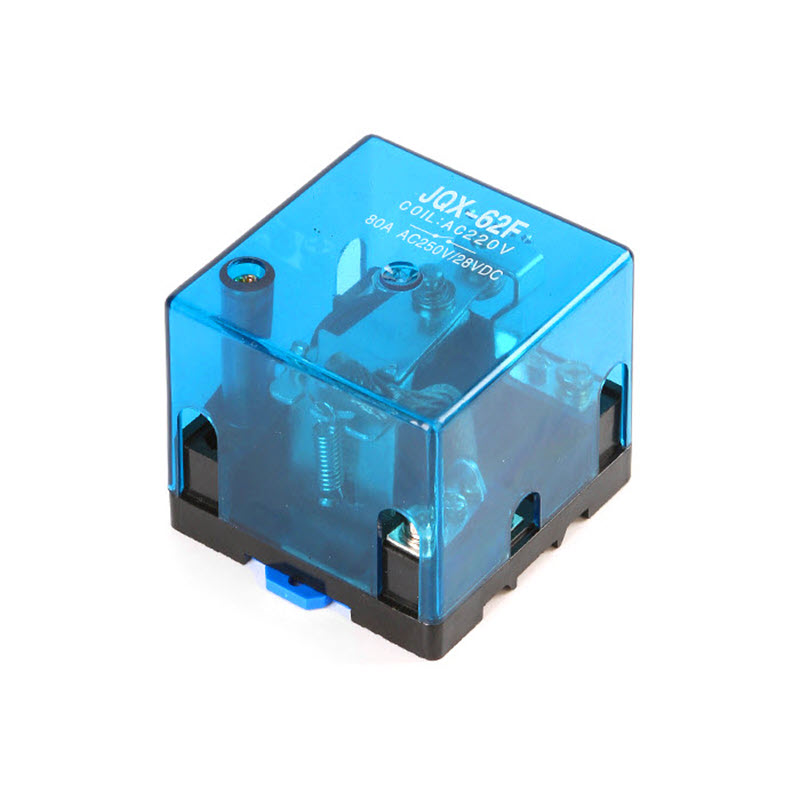 JQX-62F เพาเวอร์ รีเลย์ คอยล์ 24VDC ตัดต่อวงจรไฟฟ้า 120A  250VAC