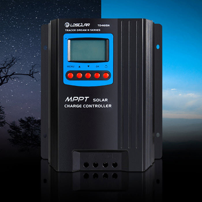 โซลาร์ชาร์จ MPPT 60A LDSOLAR 3200W 12V 24V 48V AUTO พร้อม RS485 DRY-Contact