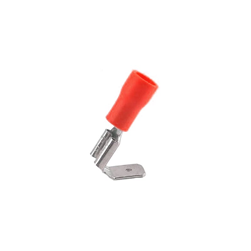 หางปลาเสียบตัวเมีย และข้อต่อตัวผู้ แบบหุ้มฉนวน PBDD 1.25-250 สายไฟ 0.5-1.5 mm2 (สีแดง 20 ชิ้น)