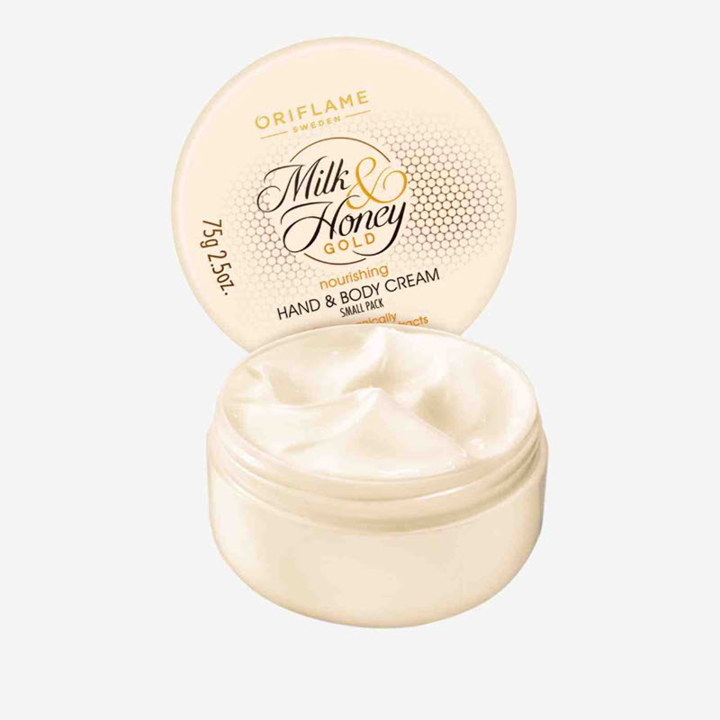 Oriflame 35484 MILK and HONEY GOLD Nourishing Hand & Body Cream Small